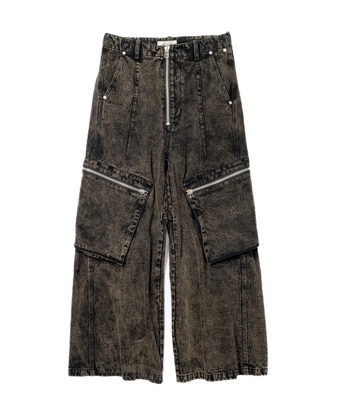 Wizzard(ウィザード)の「Wizzard ウィザード / CARGO PANTS ワイドカーゴパンツ / W24AW-PA040(カーゴパンツ・メンズ・ブラウン/グレー/ブラック・2)」の13枚目の写真