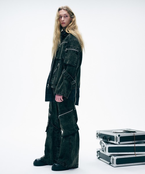 Wizzard(ウィザード)の「Wizzard ウィザード / CARGO PANTS ワイドカーゴパンツ / W24AW-PA040(カーゴパンツ・メンズ・ブラウン/グレー/ブラック・2)」の14枚目の写真