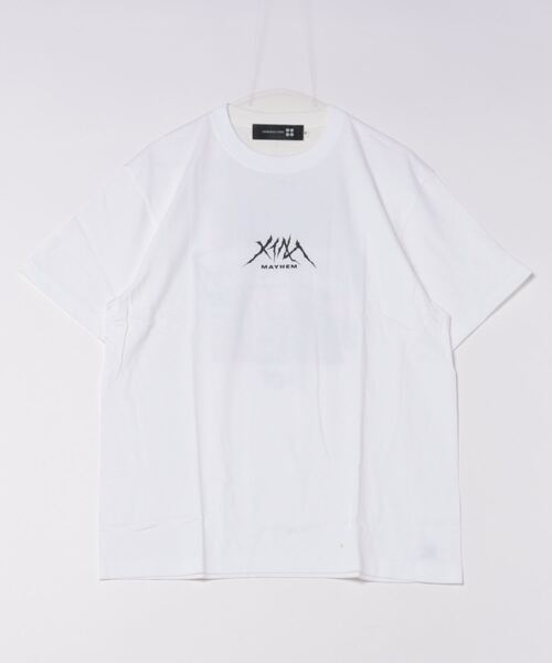SAMURAI CORE(サムライコア)の「★SAMURAI CORE x MAYHEM★Graphic Design T(Tシャツ/カットソー・メンズ・ブラック/ホワイト・LARGE/MEDIUM)」の1枚目の写真