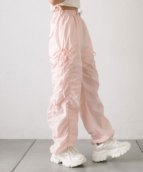 サイドギャザーリボンパンツ（その他パンツ）｜OLIVE des OLIVE