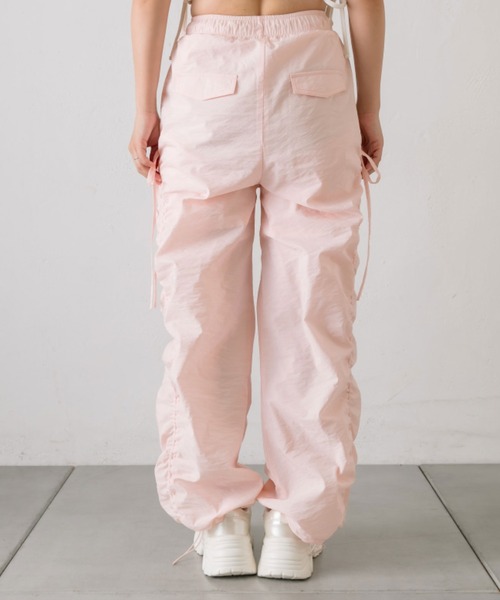 OLIVE des OLIVE(オリーブデオリーブ)の「サイドギャザーリボンパンツ(その他パンツ・レディース・ベージュ/ピンク/ブラック/オフホワイト・FREE)」の22枚目の写真