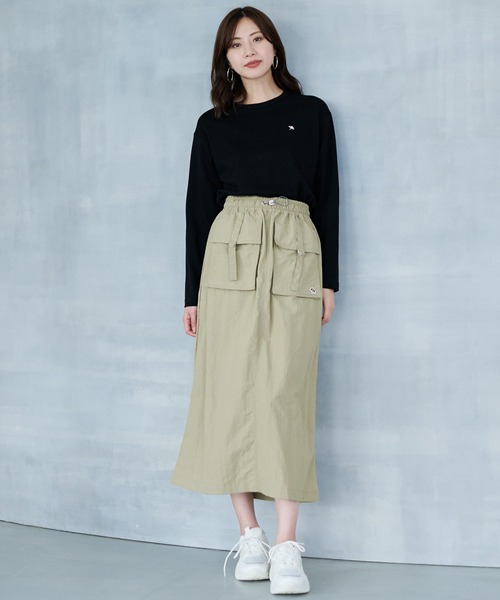 Arnold Palmer（アーノルドパーマー）の「アウトポケット カーゴスカート（スカート・レディース・ベージュ/ブラック・S/M/L）」の13枚目の写真