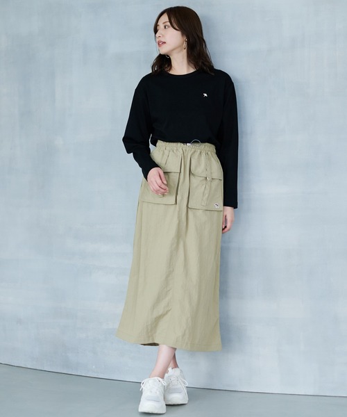 Arnold Palmer（アーノルドパーマー）の「アウトポケット カーゴスカート（スカート・レディース・ベージュ/ブラック・S/M/L）」の15枚目の写真