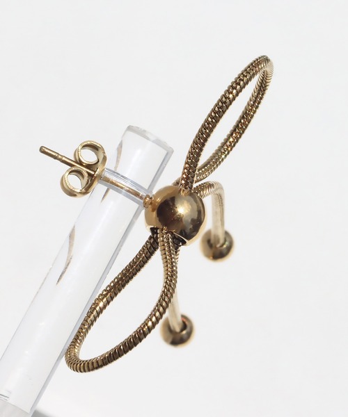 abaskdesign(アバスクデザイン)の「金属アレルギー対応 リボンピアス(ピアス(両耳用)・レディース・ゴールド/シルバー・FREE)」の8枚目の写真