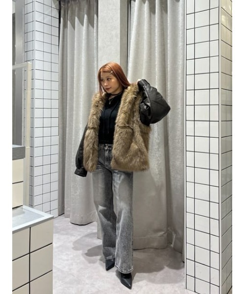 2WAY FAUX ファーブルゾン（ブルゾン）｜LAGUA GEM