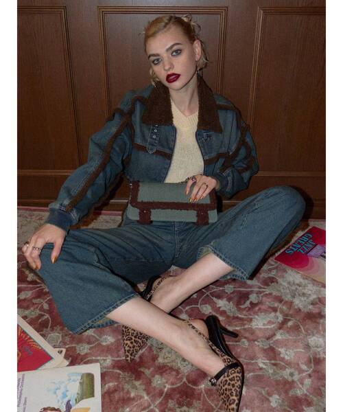 【セール】ボアデニムBAG（ショルダーバッグ）｜EVRIS（エヴリス）