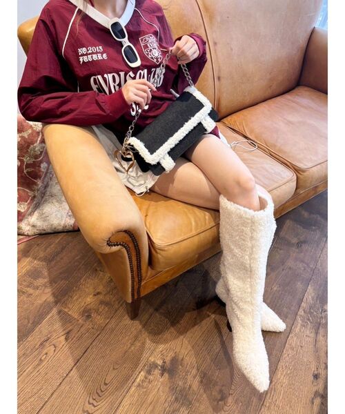 【セール】ボアデニムBAG（ショルダーバッグ）｜EVRIS（エヴリス）