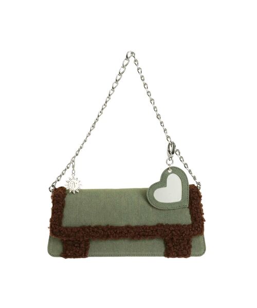 【セール】ボアデニムBAG（ショルダーバッグ）｜EVRIS（エヴリス）