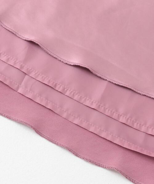 SENSE OF PLACE by URBAN RESEARCH(センスオブプレイスバイアーバンリサーチ)の「『WEB/一部店舗限定サイズ』ナローサテンスカート(スカート・レディース・チャコールグレー/カーキ/アイボリー/ライトピンク/ブラック/ブラウン・MEDIUM/SMALL/TALL)」の7枚目の写真