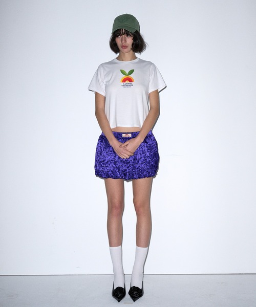Mardi Mercredi(マルディメクルディ)の「SLIM TSHIRT ENCHANT : ORANGE / スリム Tシャツ ENCHANT:オレンジ(Tシャツ/カットソー・レディース・ホワイト・FREE)」の6枚目の写真