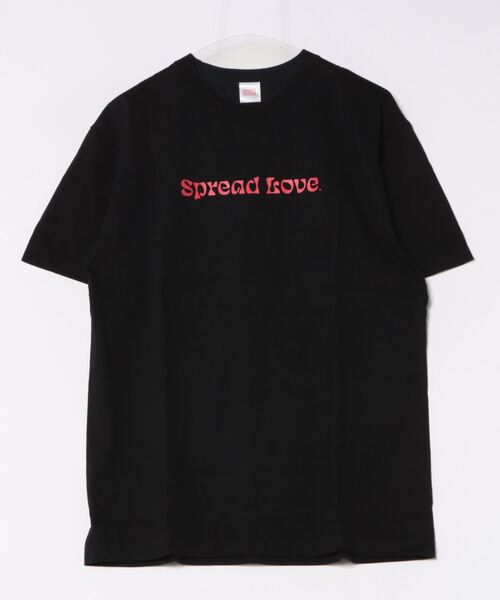 sunny branch(サニーブランチ)の「★Spread Love★ オリジナルプリント S/S T(Tシャツ/カットソー・レディース・ブラック/ホワイト・LARGE/MEDIUM)」の1枚目の写真
