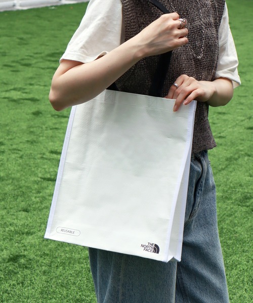 THE NORTH FACE（ザノースフェイス）の「【THE NORTH FACE/ザノースフェイス】 Tarpaulin Eco Bag / ターポリンエコバッグ　スモール（エコバッグ/サブバッグ・メンズ・ホワイト/ホワイト系その他・FREE）」の21枚目の写真