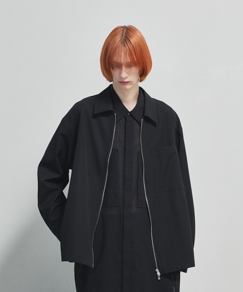 STERNBERG（スタンバーグ）の「サイドスリットZIPシャツ