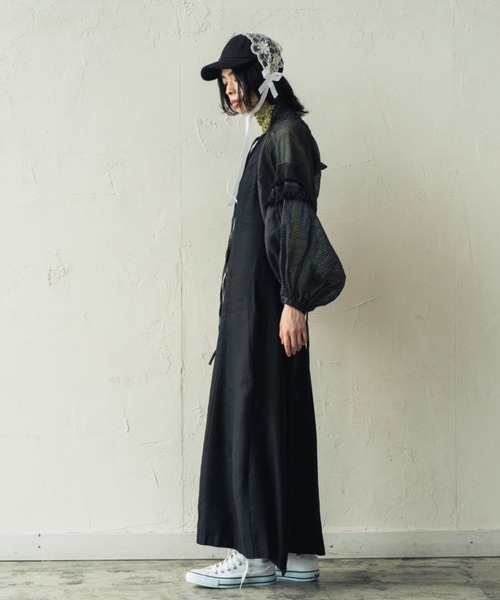 ORIENT MILLINERY（オリエント ミリナリー）の「NANA【ﾅﾅ】ツイードキャップ（キャップ・レディース・ブルー/ブラック/グレー・FREE）」の14枚目の写真