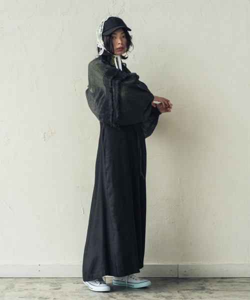 ORIENT MILLINERY（オリエント ミリナリー）の「NANA【ﾅﾅ】ツイードキャップ（キャップ・レディース・ブルー/ブラック/グレー・FREE）」の13枚目の写真