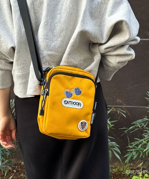 NEIGHBORHOOD✕OUTDOOR　ショルダーバッグ 楽天市場】OUTDOOR ショルダー 横型 ポリ ラバー ブラック 黒