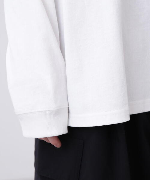 MANASTASH（マナスタッシュ）の「MANASTASH/マナスタッシュ/CiTee L/S TEE HON（Tシャツ/カットソー・メンズ・イエロー/ホワイト/ブラック・L/M/S/XL）」の10枚目の写真