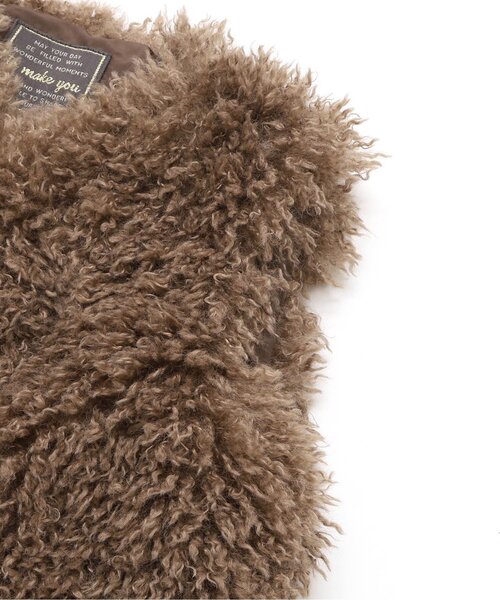 fr2golf ファーベスト プードルフェイクファーベスト（ベスト）｜Bonjour Sagan