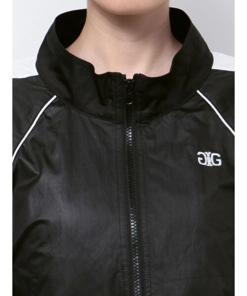 GYDA（ジェイダ）の「【WEB限定】【TINY低身長さん向け】Symmetry GYDAラインショートトラックジャケット（ブルゾン・レディース・ブラック/オフホワイト・FREE）」の21枚目の写真