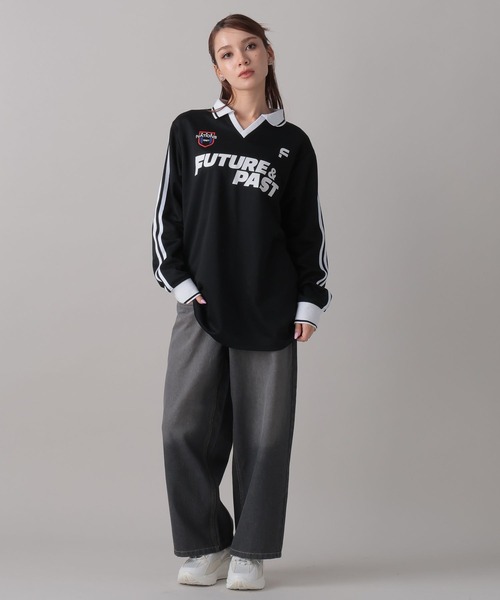 FOREVER 21(フォーエバー トゥエンティーワン)の「【2024FW】ゲームシャツ(Tシャツ/カットソー・レディース・レッド/オフホワイト/ブラック・FREE)」の20枚目の写真