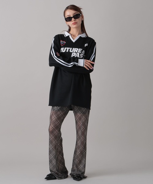 FOREVER 21(フォーエバー トゥエンティーワン)の「【2024FW】ゲームシャツ(Tシャツ/カットソー・レディース・レッド/オフホワイト/ブラック・FREE)」の22枚目の写真