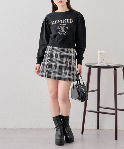 セール】ロゴモチーフ入りニット（ニット/セーター）｜Chico（チコ）の