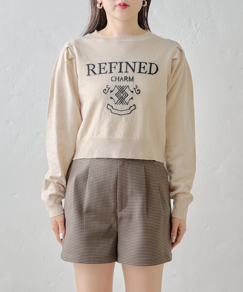 チコオーダーページ セール】ロゴモチーフ入りニット（ニット/セーター）｜Chico（チコ）の