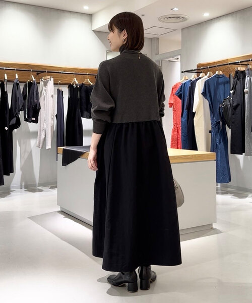 BEARDSLEY（ビアズリー）の「ニットコンビギャザーワンピース