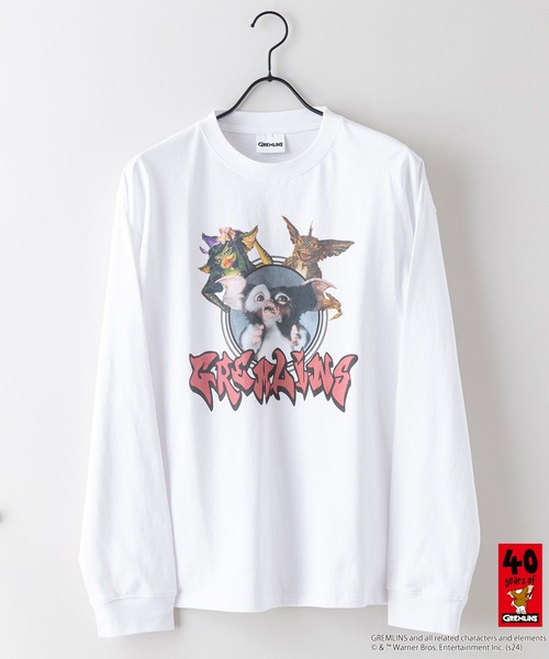 JEANS MATE(ジーンズメイト)の「【GREMLINS/グレムリン】オリジナルデザインロンT ギズモ ドロップショルダー ビッグシルエット ユニセックス(Tシャツ/カットソー・メンズ・グレー系その他/ベージュ系その他2/ホワイト系その他/グレー系その他2/ブルー系その他・SMALL/MEDIUM/LARGE/X-LARGE)」の15枚目の写真