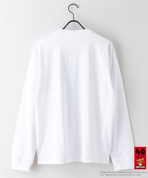 JEANS MATE(ジーンズメイト)の「【GREMLINS/グレムリン】オリジナルデザインロンT ギズモ ドロップショルダー ビッグシルエット ユニセックス(Tシャツ/カットソー・メンズ・グレー系その他/ベージュ系その他2/ホワイト系その他/グレー系その他2/ブルー系その他・SMALL/MEDIUM/LARGE/X-LARGE)」の14枚目の写真