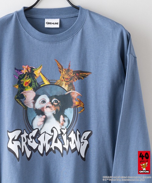 JEANS MATE(ジーンズメイト)の「【GREMLINS/グレムリン】オリジナルデザインロンT ギズモ ドロップショルダー ビッグシルエット ユニセックス(Tシャツ/カットソー・メンズ・グレー系その他/ベージュ系その他2/ホワイト系その他/グレー系その他2/ブルー系その他・SMALL/MEDIUM/LARGE/X-LARGE)」の16枚目の写真