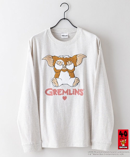 JEANS MATE(ジーンズメイト)の「【GREMLINS/グレムリン】オリジナルデザインロンT ギズモ ドロップショルダー ビッグシルエット ユニセックス(Tシャツ/カットソー・メンズ・グレー系その他/ベージュ系その他2/ホワイト系その他/グレー系その他2/ブルー系その他・SMALL/MEDIUM/LARGE/X-LARGE)」の20枚目の写真