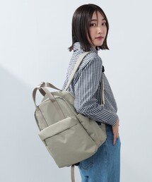ラウンド バックパック（A4サイズ収納可能）