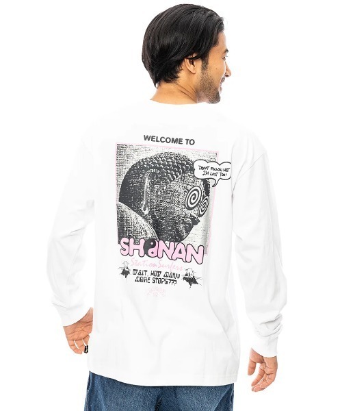 BILLABONG（ビラボン）の「BILLABONG メンズ SHONAN ロンＴ 【2024年秋冬モデル】/ビラボンバックプリント長袖ロンT（Tシャツ/カットソー・メンズ・ブラック/ホワイト・X-LARGE/LARGE/MEDIUM）」の2枚目の写真