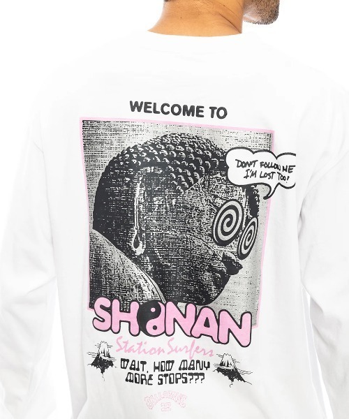BILLABONG（ビラボン）の「BILLABONG メンズ SHONAN ロンＴ 【2024年秋冬モデル】/ビラボンバックプリント長袖ロンT（Tシャツ/カットソー・メンズ・ブラック/ホワイト・X-LARGE/LARGE/MEDIUM）」の4枚目の写真