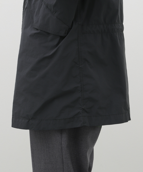 ATON(エイトン)の「ATON(エイトン) AIR WEATHER SHORT MODS COAT JKAGCW0800(モッズコート・メンズ・チャコールグレー/ブラック・6/4)」の14枚目の写真
