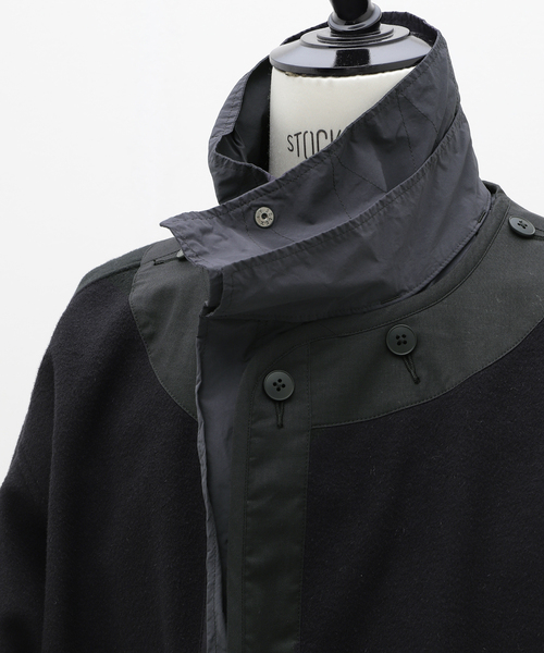 セール】ATON(エイトン) AIR WEATHER SHORT MODS COAT