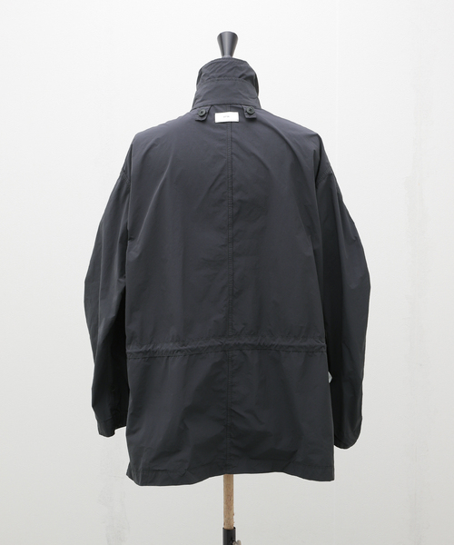 ATON(エイトン)の「ATON(エイトン) AIR WEATHER SHORT MODS COAT JKAGCW0800(モッズコート・メンズ・チャコールグレー/ブラック・6/4)」の19枚目の写真
