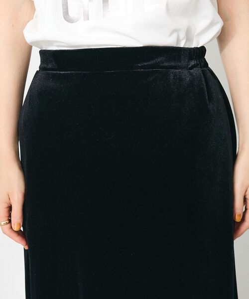 CRAFT STANDARD BOUTIQUE（クラフトスタンダードブティック）の「ベロアマーメイドスカート（スカート・レディース・ボルドー/ブラック・M/L）」の8枚目の写真