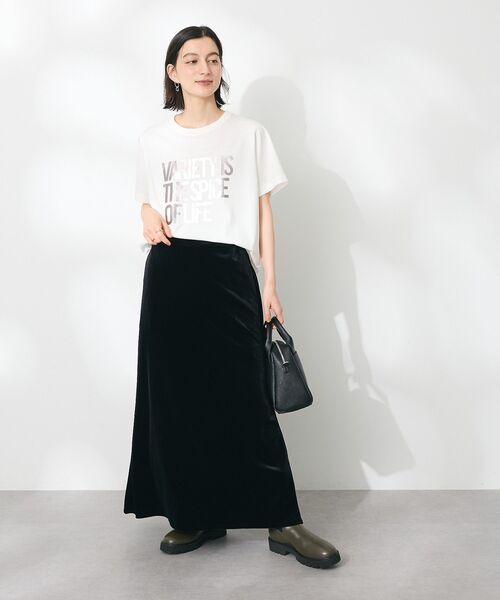 CRAFT STANDARD BOUTIQUE（クラフトスタンダードブティック）の「ベロアマーメイドスカート（スカート・レディース・ボルドー/ブラック・M/L）」の11枚目の写真