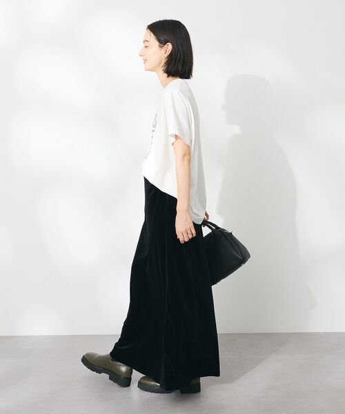 CRAFT STANDARD BOUTIQUE（クラフトスタンダードブティック）の「ベロアマーメイドスカート（スカート・レディース・ボルドー/ブラック・M/L）」の12枚目の写真