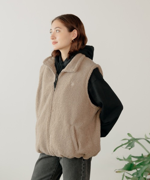 U.S. POLO ASSN.（ユーエスポロアッスン）の「U.S. POLO ASSN./ユーエスポロアッスン スタンドカラーベスト（ベスト・メンズ・ベージュ/ダークブルー/ダークオレンジ/ブラック・M/L/LL）」の6枚目の写真