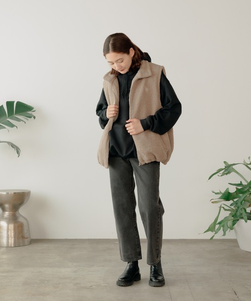 U.S. POLO ASSN.（ユーエスポロアッスン）の「U.S. POLO ASSN./ユーエスポロアッスン スタンドカラーベスト（ベスト・メンズ・ベージュ/ダークブルー/ダークオレンジ/ブラック・M/L/LL）」の13枚目の写真