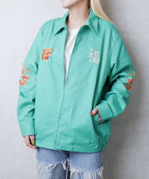 ヒューストン HOUSTON スカジャンNo.51215 XL 楽天市場】HOUSTON