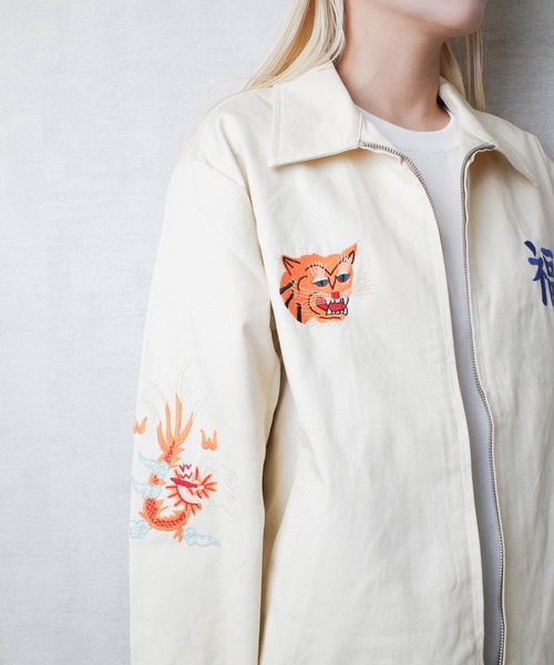 HOUSTON(ヒューストン)の「HOUSTON / VIETNAM JACKET / 51350 / 51351(スカジャン・レディース・その他1/その他2/その他4/その他5/その他3・LARGE/X-LARGE)」の5枚目の写真