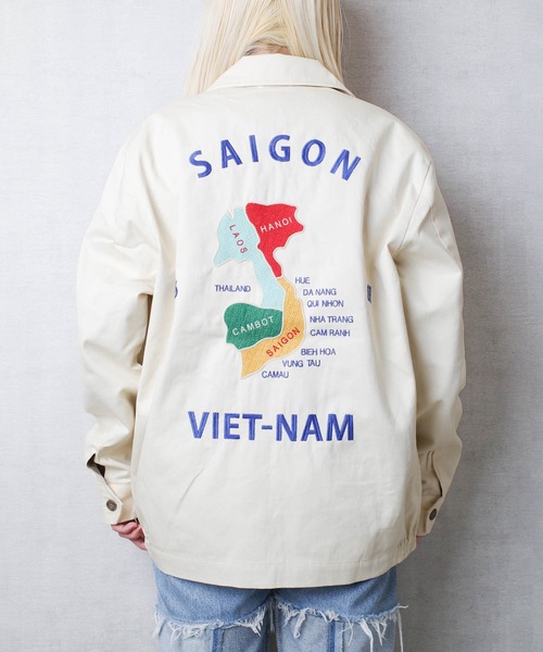 HOUSTON(ヒューストン)の「HOUSTON / VIETNAM JACKET / 51350 / 51351(スカジャン・レディース・その他1/その他2/その他4/その他5/その他3・LARGE/X-LARGE)」の20枚目の写真