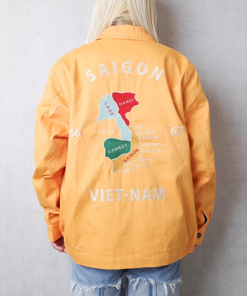 HOUSTON(ヒューストン)の「HOUSTON / VIETNAM JACKET / 51350 / 51351(スカジャン・レディース・その他1/その他2/その他4/その他5/その他3・LARGE/X-LARGE)」の22枚目の写真
