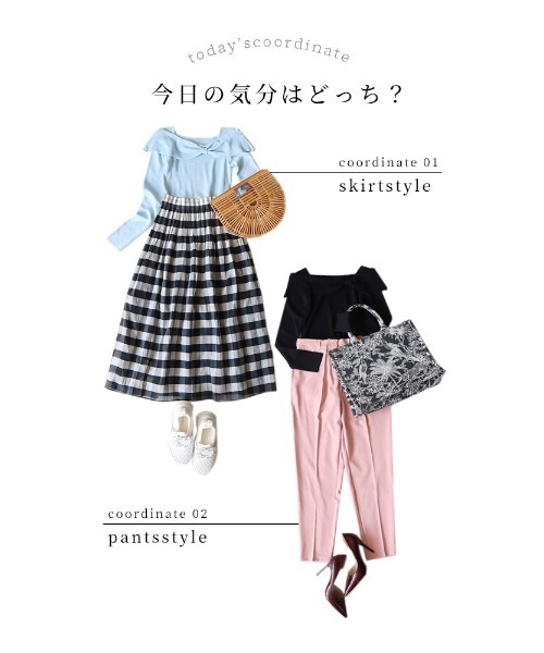 Sawa a la mode(サワアラモード)の「リボンカラーニットトップス(ニット/セーター・レディース・ブルー/ブラック・FREE)」の14枚目の写真