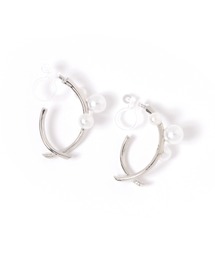 マルチパールフープノンホールピアス / 156255
