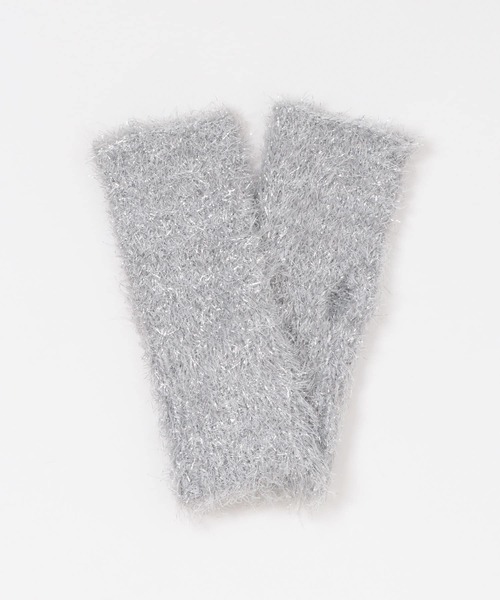 CONTROL FREAK / CTFK（コントロールフリーク）の「CONTROL FREAK　ラメフェザーグローブ（手袋・レディース・ベージュ/グレー/ブラック・ONE）」の5枚目の写真